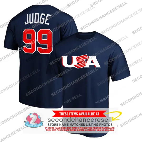 Discover 2026 World Baseball Classic USA Baseball Aaron Judge #99 T Shirt