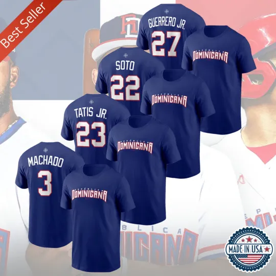 Discover FAST SHIP! Dominican Republic Baseball Player 2026 World Baseball Classic TShirt
