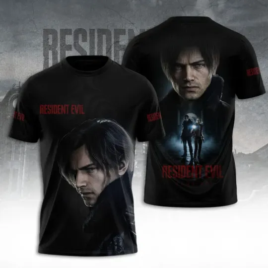 Discover Resident Evil Requiem 3D Apparel T Shirt