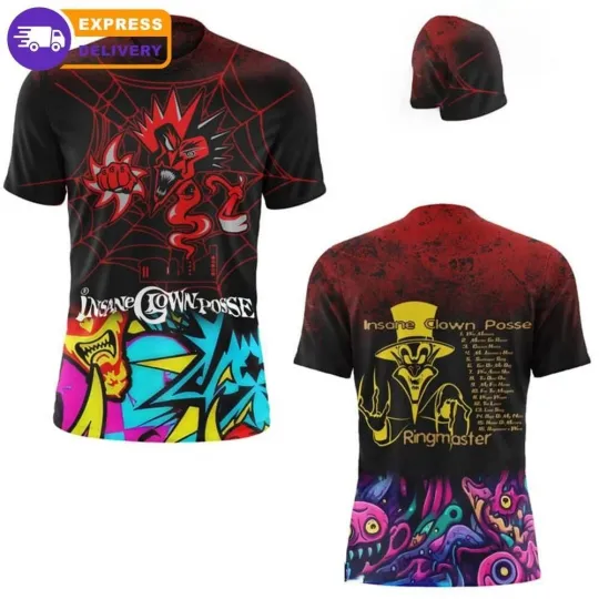 Discover New! Insane Clown Posse Ringmaster Shirt 3D SG509
