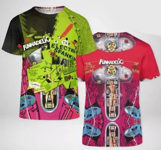 Discover The Electric Spanking Of War Babies Funkadelic AOP 3D T-Shirt
