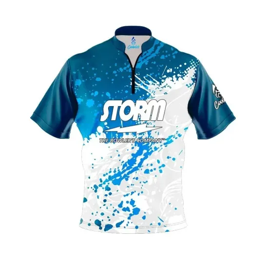 Discover Personalized Name Storm Ocean Spray Bowling Jersey Shirts All Size