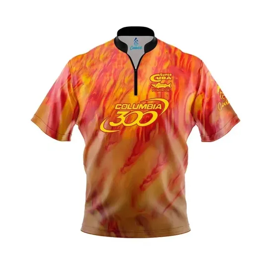 Discover Custom Name Columbia 300 Super Cuda PowerCOR Pearl Bowling Jersey Size S-5XL