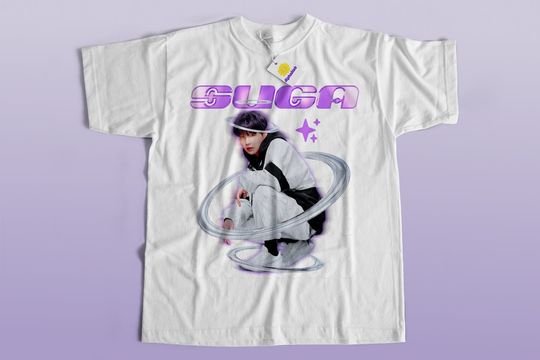 Discover Yoongi Y2K Vintage Style T-Shirt, Suga Vintage T-Shirt, K-pop Y2K Tee
