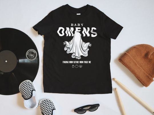 Discover Baby Omens Tee: Metalcore Parody, RIPP JUNC-Dyed Baby & Toddler T-Shirt