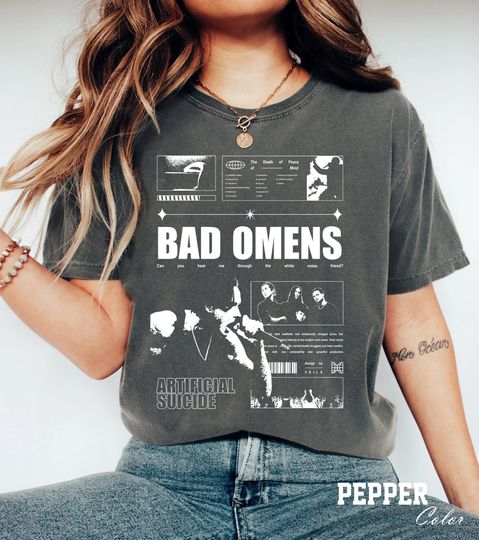 Discover Bad Omens Do You Feel Love Vintage Comfort Colors Shirt, DYFL Noah Sebastian Bad Omen Album Tee, Gothic Rock Band, Metal Music Shirt