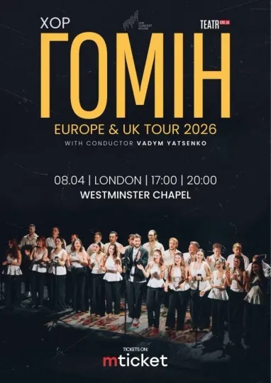 Discover Khor Homin Europe UK Tour 2026 London Westminster Chapel Choir Concert Poster