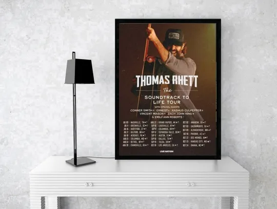 Discover Thomas Rhett Akins The Soundtrack To Life Tour North America 2026 City Poster