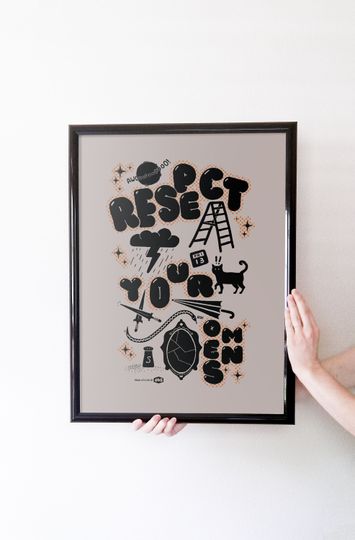 Discover Bad Omens Type Graphic Poster 8.5x11 11x17 18x24 24x36