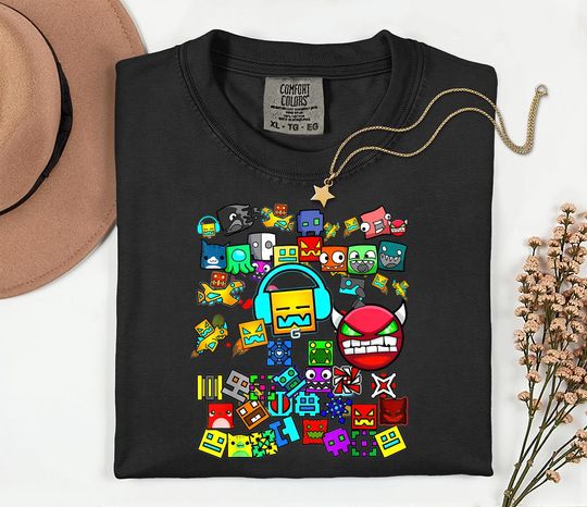 Discover Comfort Colors Video Game Geometry T-Shirt