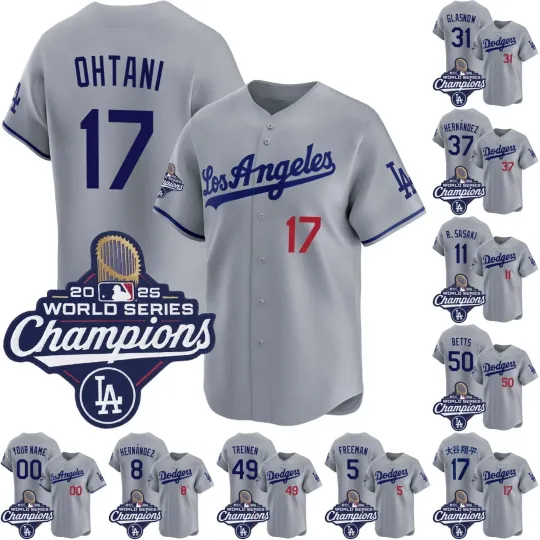 Discover Custom Road 2025 World Series Champions Printed Jersey All Size