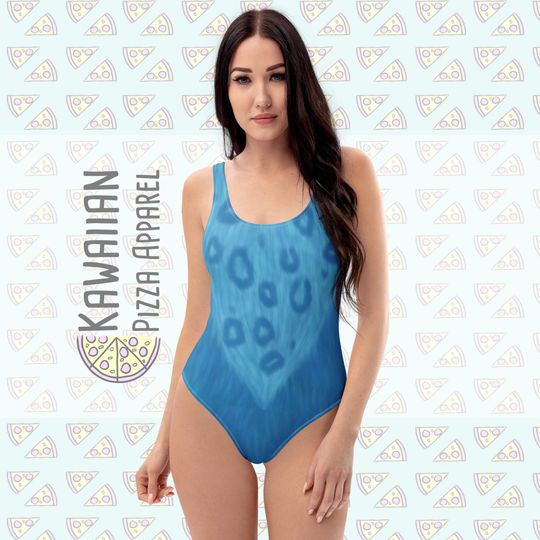 Discover Women's Derpy Tiger Inspired One-Piece Swimsuit