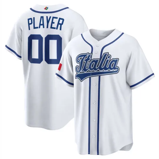 Discover Men's Italy Baseball White 2026 World Baseball Classic Jersey Size S-5XL