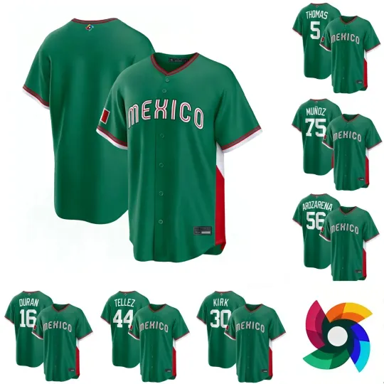 Discover Mexico 2026 World Green Classic - All Printed Jersey YOUTH