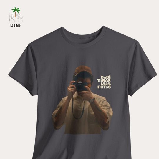Discover Debi Tirar Ms Fotos Tour 2026, Benito Fan Graphic T-Shirt, Reggaeton Music Streetwear