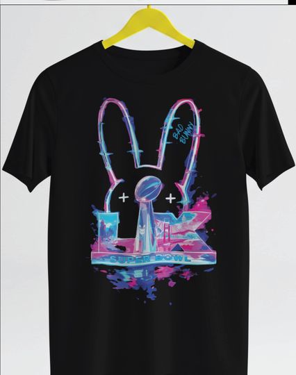 Discover Bad Bunny Custom SuperBowl T-Shirt