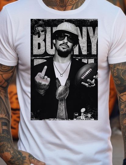 Discover Bad Bunny Super Bowl T-Shirt | Latin Trap Streetwear