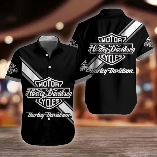 Discover Haarleyy Davidson Casual Button-Down Shirt Unisex
