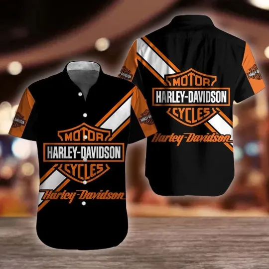 Discover Harley Racing Davidson Casual Button-Down Shirt Unisex