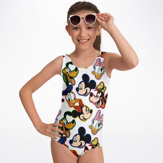 Discover Mickey Mouse Swim Suit, Minnie Daisy Girls Swim Wear, Disney Vacation Swimwear, Swim Suit Swim Summer, Vacation Essentials, Kids Swim