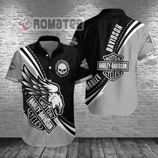 Discover Personalized Haarleyy Davidson Hawaiian Casual Button-Down Shirt Unisex Adults