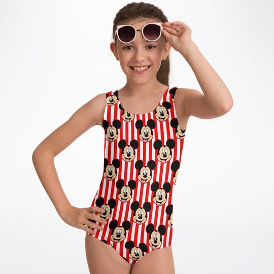 Discover Mickey Mouse Swim Suit, Mickey Girls Swim Wear, Disney Vacation Swimwear, Swim Suit Swim Summer, Vacation Essentials, Kids Swim