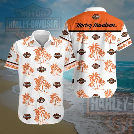 Discover Personalized Harley Racing Davidson Casual Button-Down Shirt Unisex Adults