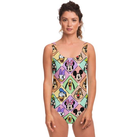 Discover Mickey Mouse Swim Suit, Mickey and Friends Swim Wear, Disney Vacation Swimwear, Swim Suit Swim Summer, Vacation Essentials, Women's Swim