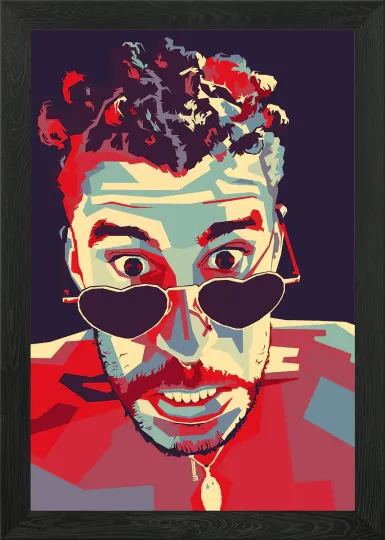 BAD BUNNY Pop Art Wall Art Poster  Print Picture