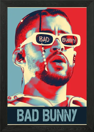 Bad Bunny Poster Wall Art Poster Print Picture