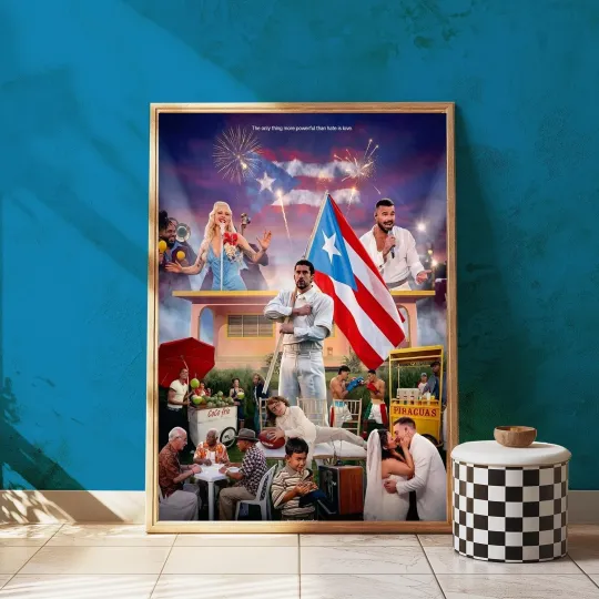 Discover Bad Bunny Puerto Rico Culture Music Legend Festival Wall Art Decor Poster