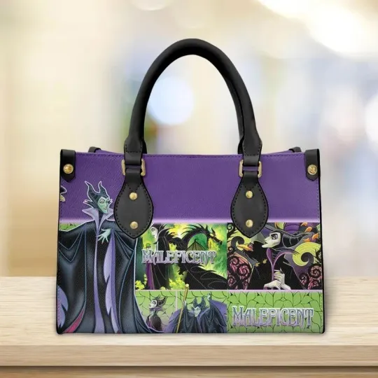 Discover Disney Villains Leather Bag, Maleficent Women Handbag, Bad Witches Club Handbag