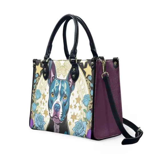 Discover Pitbull Leather Bag, Animal Lover Handbag
