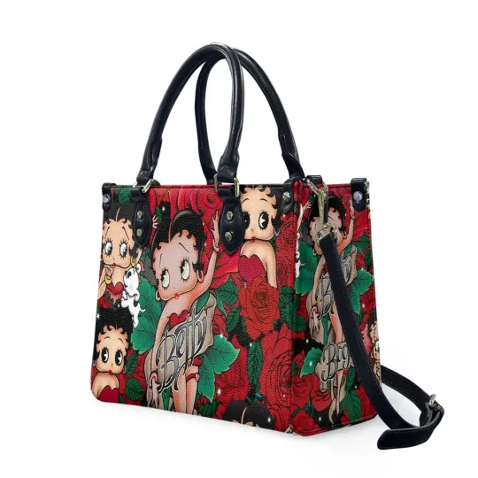 Discover Lady Betty Red Leather Handbag, Betty Handbag