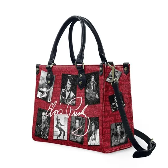 Elvis Presley Leather Handbag, Elvis Presley Handbag