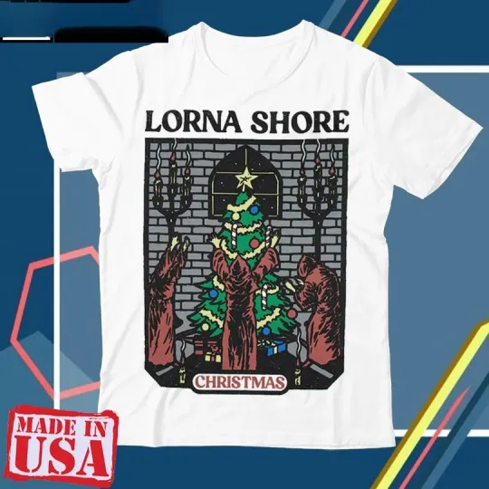 Discover Lorna Shore Merch Lorna Shore Retro Christmas T-Shirt