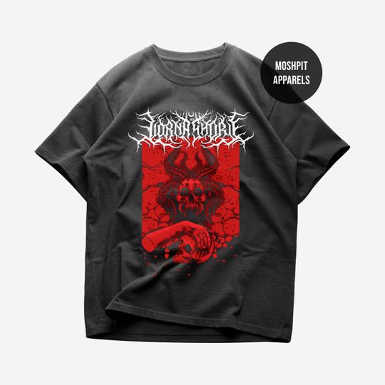 Lorna Shore T-Shirt - Metal Music Shirt - Pain Remains Album - To the Hellfire - Lorna Shore Merch