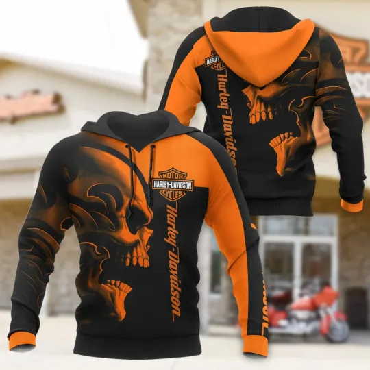 Discover Personalized Harley Racing Davidson 3D Hoodie , Unisex Adults S-5XL