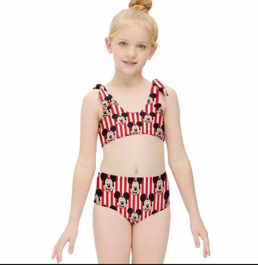 Discover Mickey Mouse Swim Suit, Mickey Girls Swim Wear, Disney Vacation Swimwear, Swim Suit Swim Summer, Vacation Essentials, Kids Swim