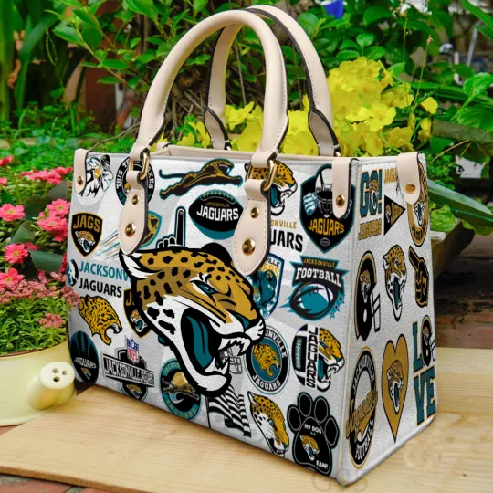 Discover Personalized Jacksonville Football Team Jaguarss Women Leather Handbag Lovers