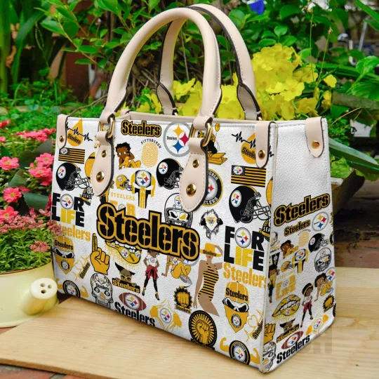Discover Personalized Pittsburgh Football Team Steelerss Women Leather Handbag Lovers