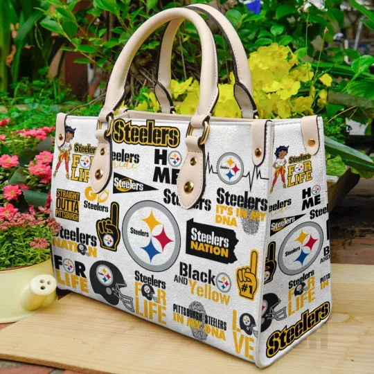Discover Personalized Pittsburgh Football Team Steelerss Women Leather Handbag Lovers