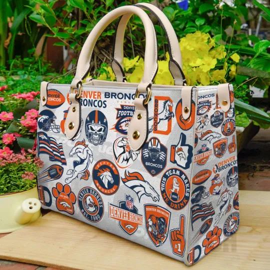 Discover Denver Football Team Broncoss Women Leather Handbag Lovers Gift