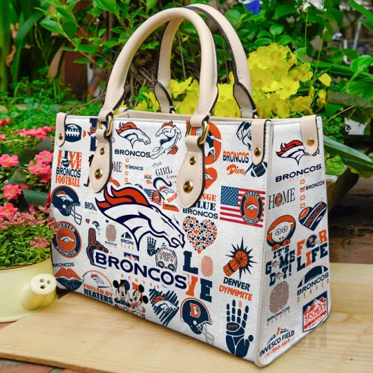 Discover Denver Football Team Broncoss Women Leather Handbag Lovers Gift
