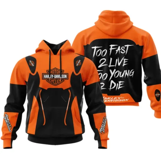 Discover Harley Racing Davidson 3D Hoodie Unisex Adults