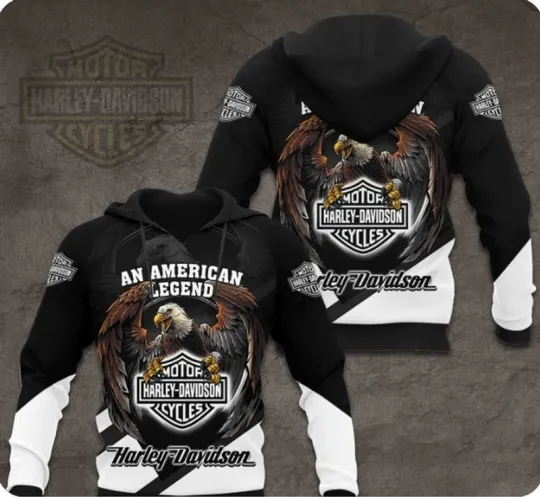 Discover Harley Racing Davidson 3D Hoodie Unisex Adults
