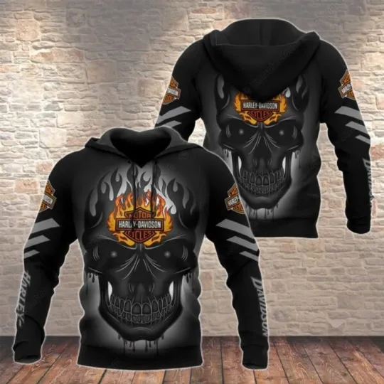 Discover Harley Racing Davidson 3D Hoodie Unisex Adults