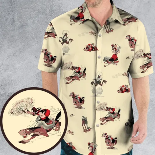 Discover El Gaucho Goofy Hawaiian Button Down Shirt