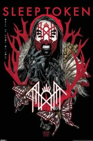 Discover Sleep Token Vessel Mask Poster - Dark Ritual Metal Band Wall Art