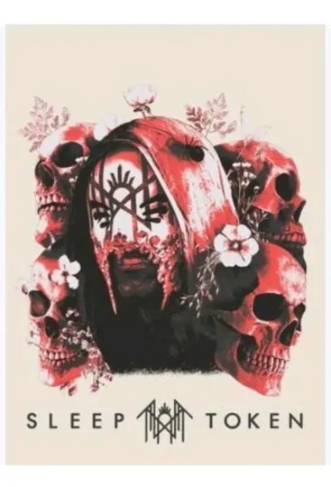 Discover Sleep Token Poster Flower Skulls Licensed New In Plastic Rolled
